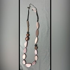 Chico Pink and Brown Necklace